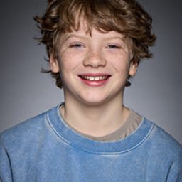 Aubrey Hayes as a character in Harry Potter and the Cursed Child, wearing a wizarding costume.