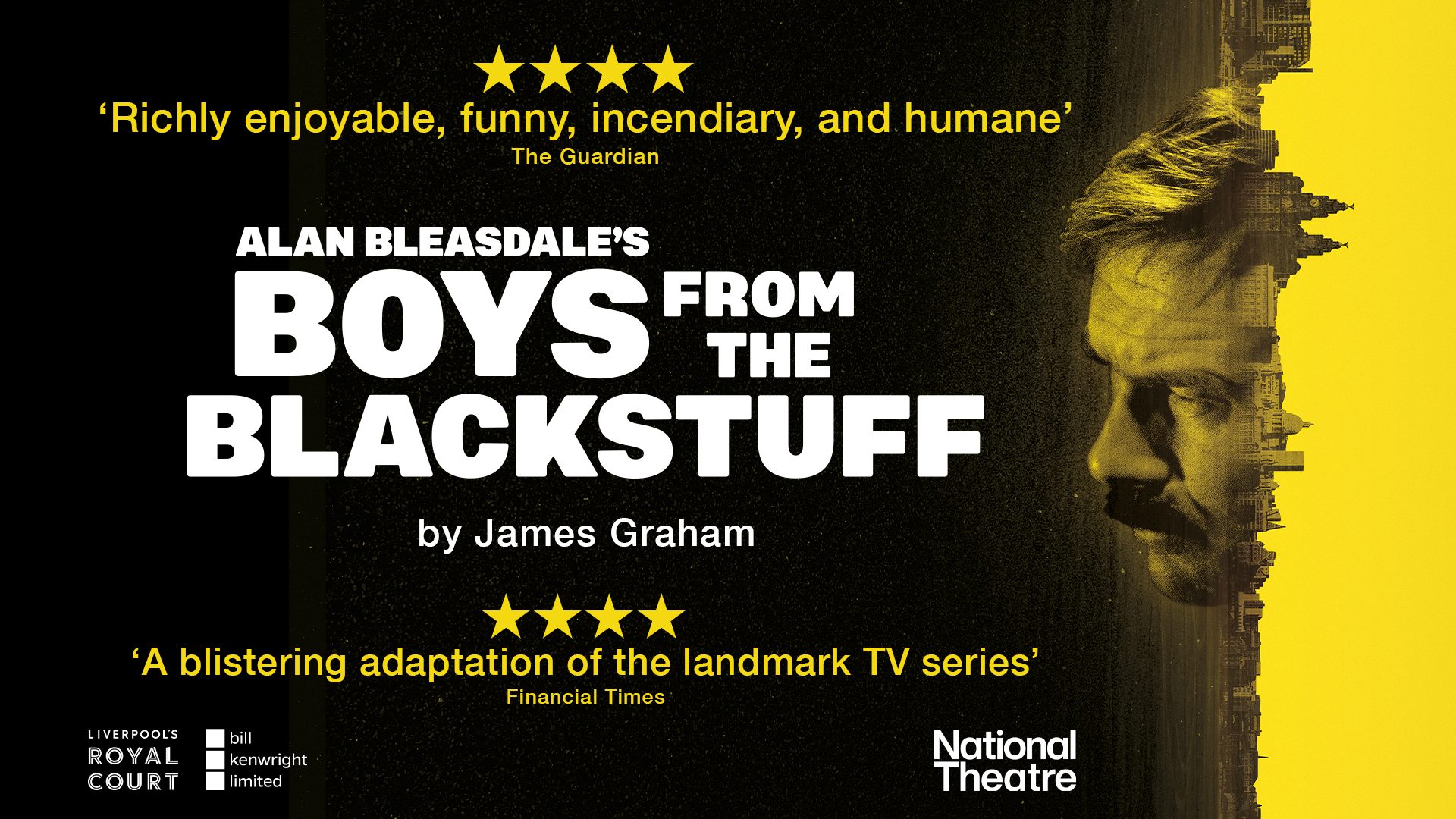 Scene from "Boys from the Blackstuff" featuring characters in a gritty urban setting.