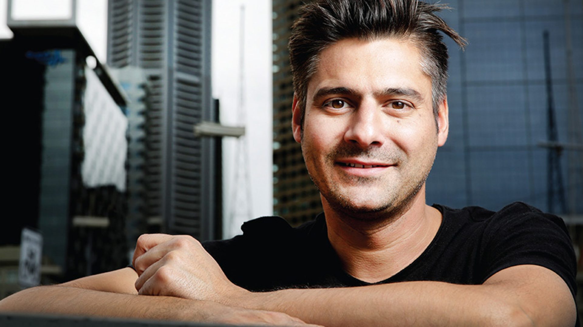 A horizontal layout featuring various venues associated with Danny Bhoy's "Make Something Great Again" tour.