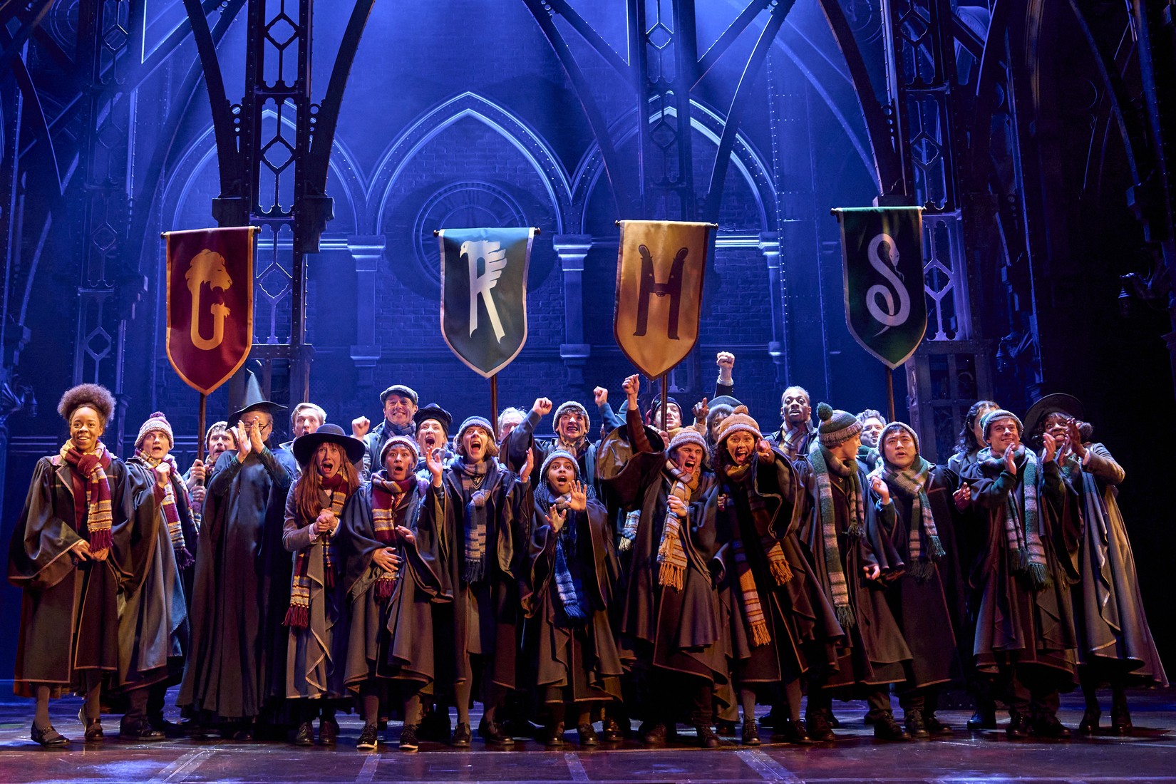 Harry Potter and the Cursed Child promotional image featuring the Triwizard Tournament scene, captured by Manuel Harlan.