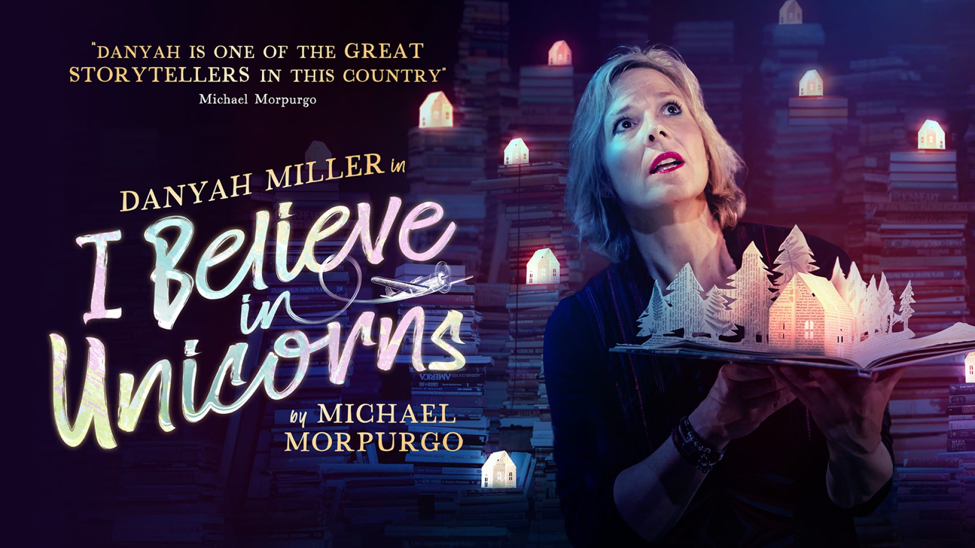 Cover of "I Believe in Unicorns" by Michael Morpurgo, featuring a whimsical unicorn illustration.
