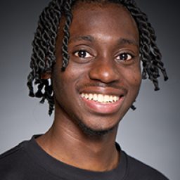 Jaden Oshenye in costume as a character from Harry Potter and the Cursed Child.