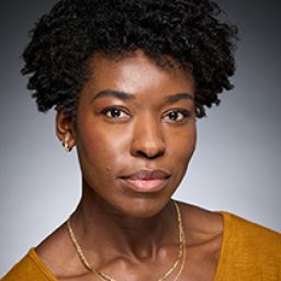 Jocelyn Prah in costume, portraying a character from Harry Potter and the Cursed Child.