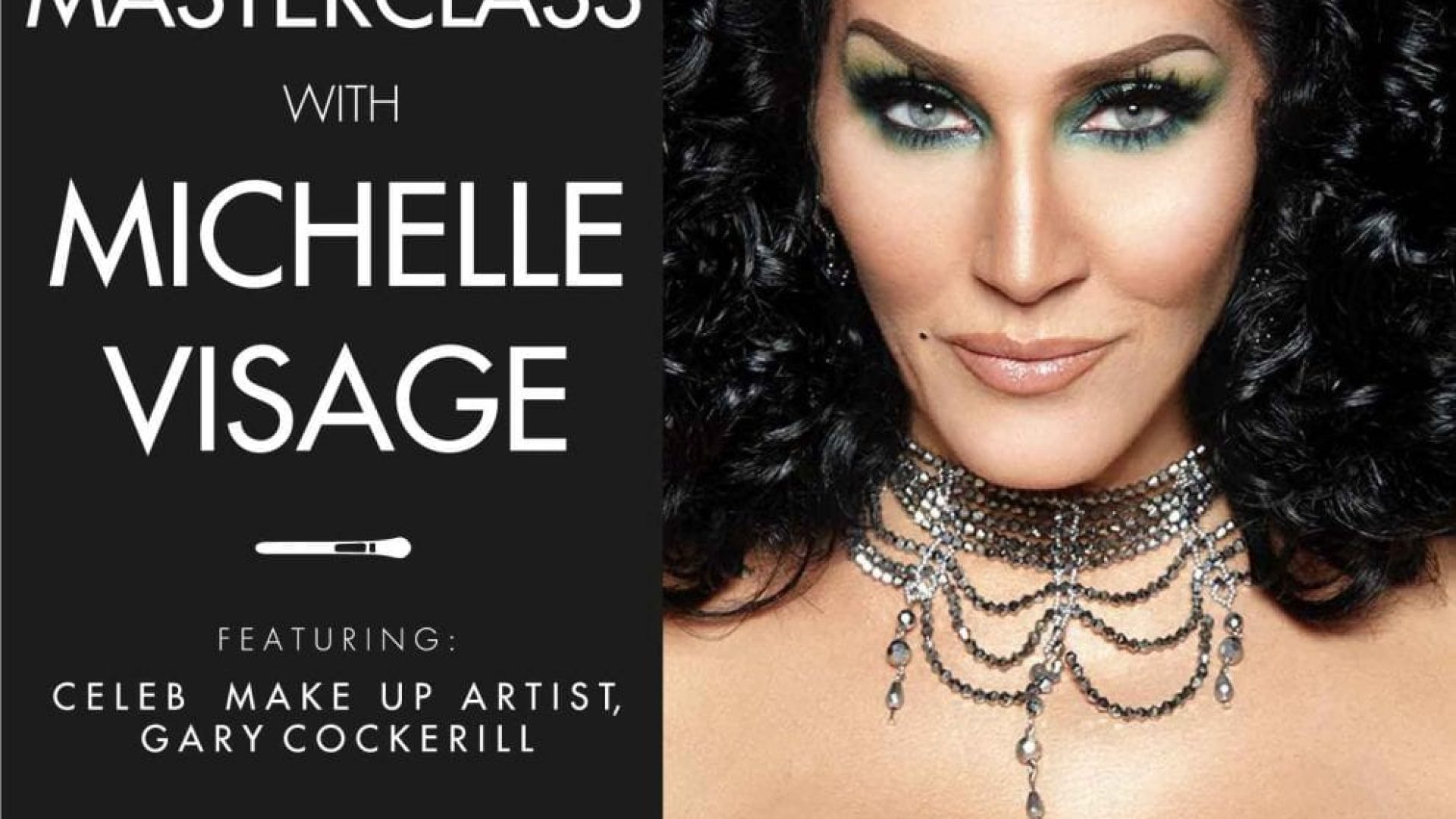 Michelle Visage Masterclass promotional artwork featuring vibrant colours and bold typography.