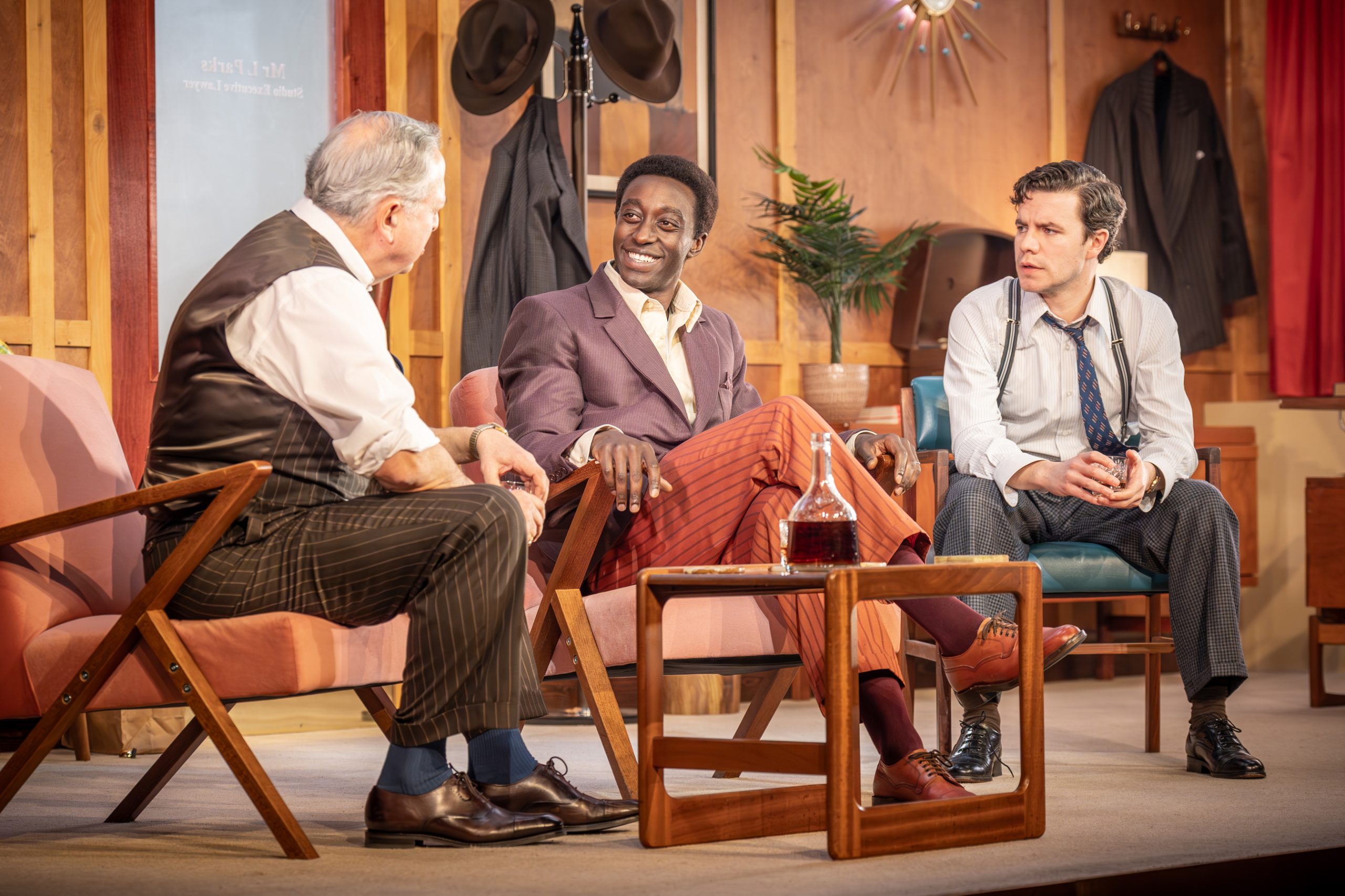 A vibrant theatre scene featuring Retrograde at the West End, captured by Marc Brenner.
