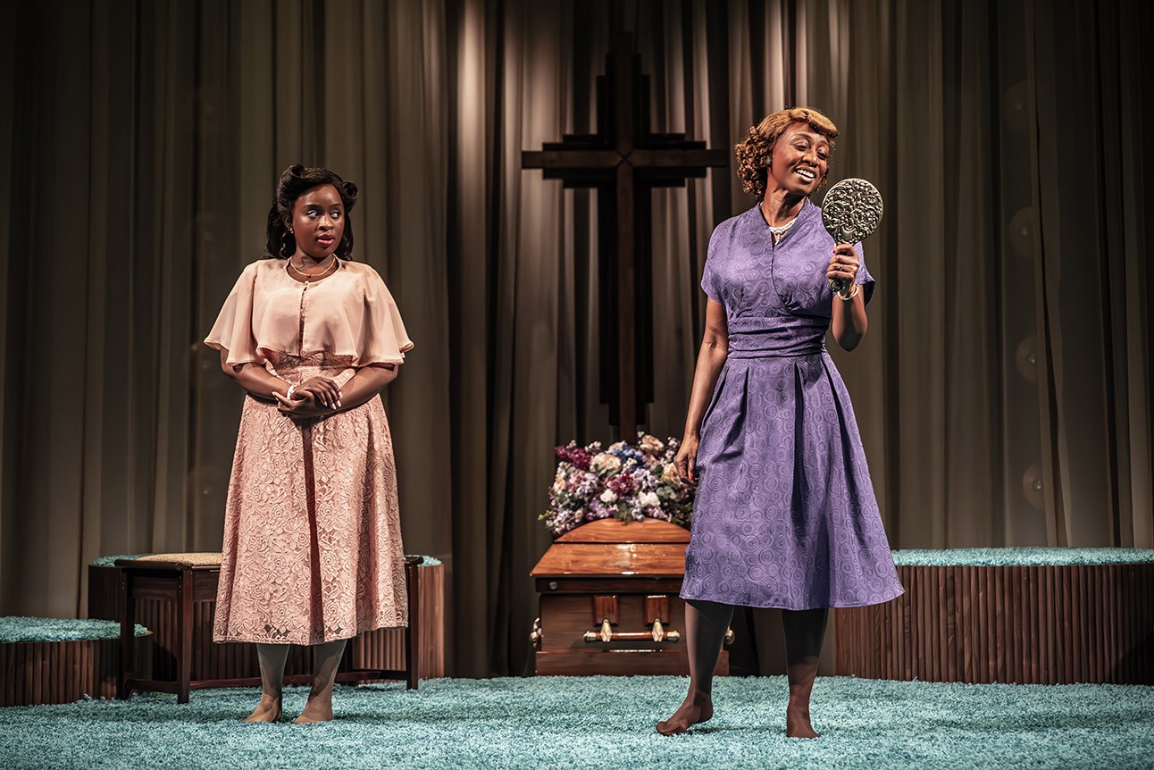 Ntombizodwa Ndlovu and Beverley Knight performing in Marie and Rosetta at Chichester Festival Theatre.