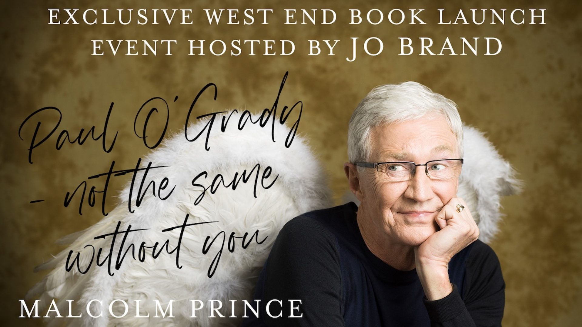Malcolm Prince speaking at the book launch for 'Paul O'Grady - Not The Same Without You'.